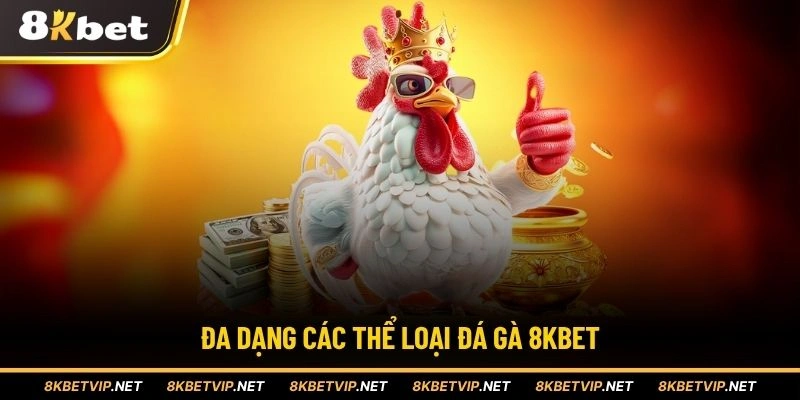 Đa dạng nhiều thể loại đá gà 8KBET