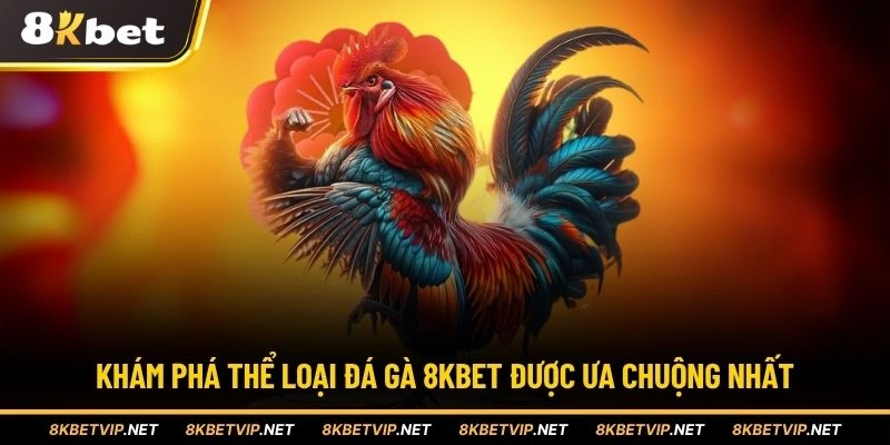 Khám phá thể loại đá gà 8KBET được ưa chuộng nhất