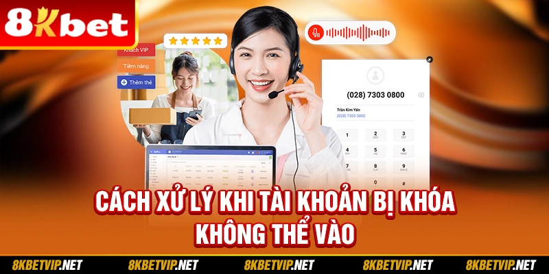 Cách xử lý khi tài khoản bị khóa không thể vào