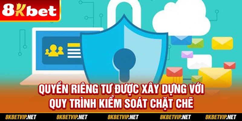 Quyền riêng tư được xây dựng với quy trình kiểm soát chặt chẽ