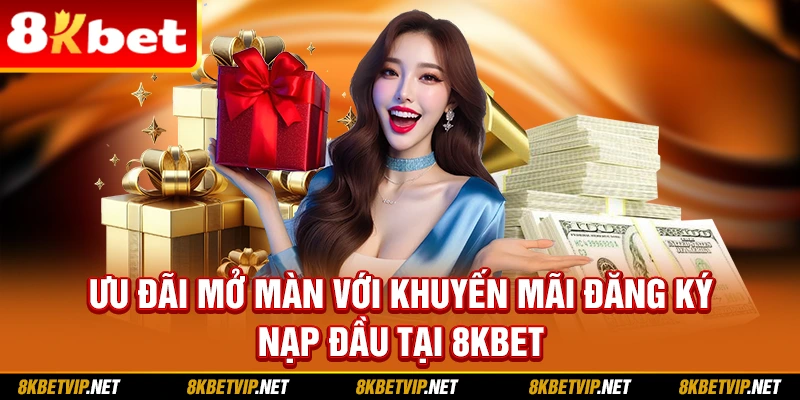 Ưu Đãi Mở Màn Với Khuyến Mãi Đăng Ký/ Nạp Đầu Tại 8kbet